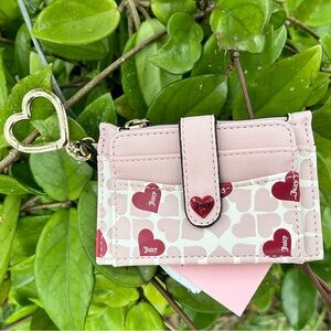 Juicy Couture Heart Card Case NWT